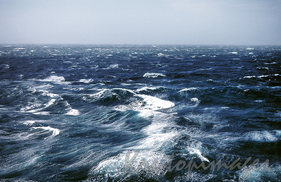 rough seas on Bass Strait Victoria
