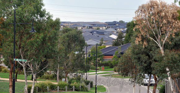 Cranbourne south east Victoria houses panorama