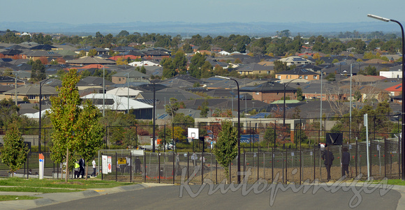 Pakenham-Cardinia new suburbs housing along the Princes Highway Sth East Victoria