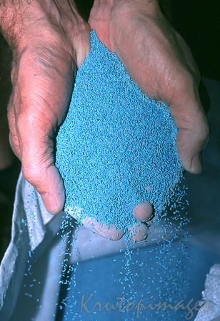 Copper sulphate used in agricultural farming