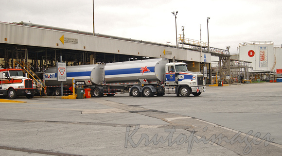 Fuel loading bays at Yarraville Terminal Vic