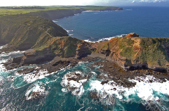 Cape Schanck -aerial...at the southern most tip of the Mornington Peninsula
