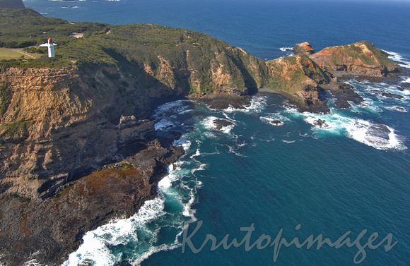 Cape Schanck Lighthouse-aerial...at the southern most tip of the Mornington Peninsula3
