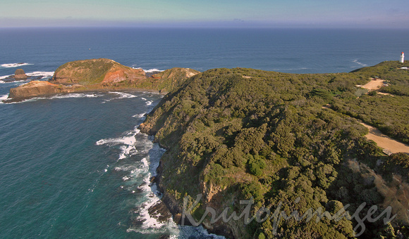 Cape Schanck Lighthouse-aerial...at the southern most tip of the Mornington Peninsula4