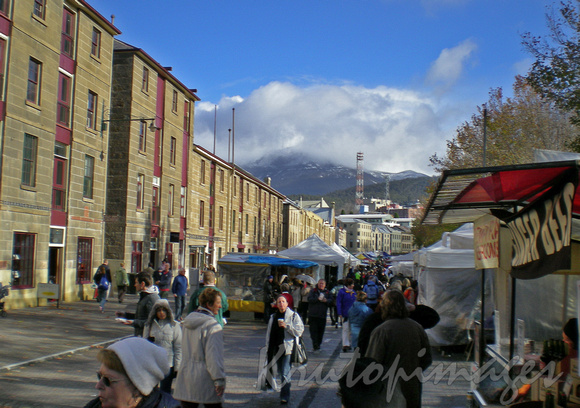 Salamanca markets Hobart Tasmania