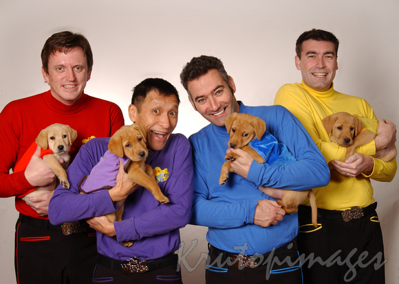 Wiggles with guide dogs 2003