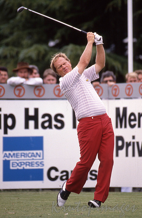 Jack Nicklaus-The Golden Bear in action ..