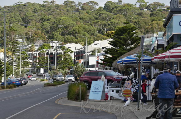 Main Street of Lorne on the Great Ocean Road-South West Victoria