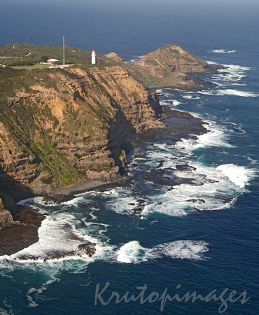 Cape Schanck Lighthouse-aerial...at the southern most tip of the Mornington Peninsula2