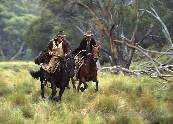 Russel Crowe on horseback in the movie The Silver Brumby