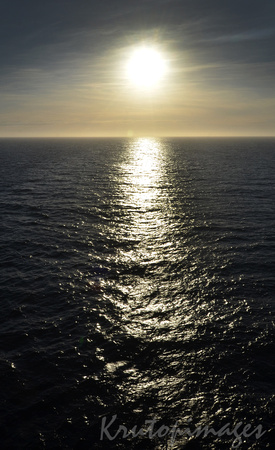 sunset on Bass Strait