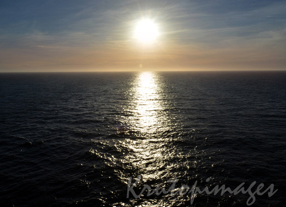 sunset on Bass Strait