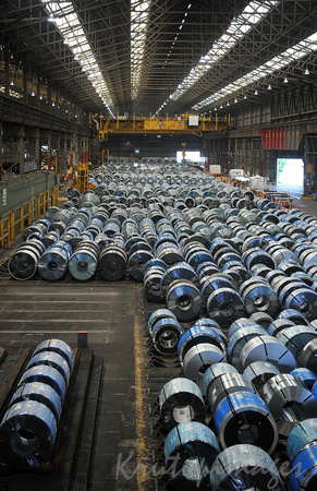 Steel manufacturing and storage at Bluescope Steel Victoria_9849