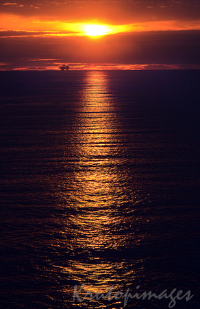 sunset Bass Strait