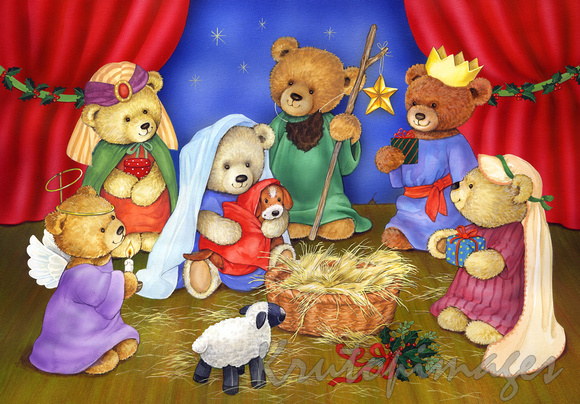 Bears and manger
