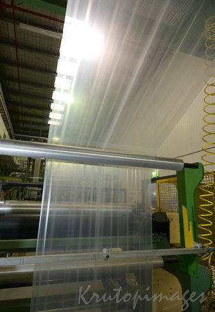 MANUFACTURING INDUSTRY film extrusion during processing