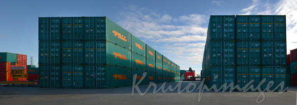 container storage yard re Toll transporting.