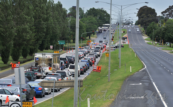 Victorian roads congestion in suburbs